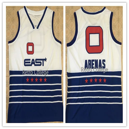 

3 Dwyane Wade 0 GILBERT ARENAS EAST all star Basketball Jersey Throwback embroidery Stitched any Number and name XXS-6XL