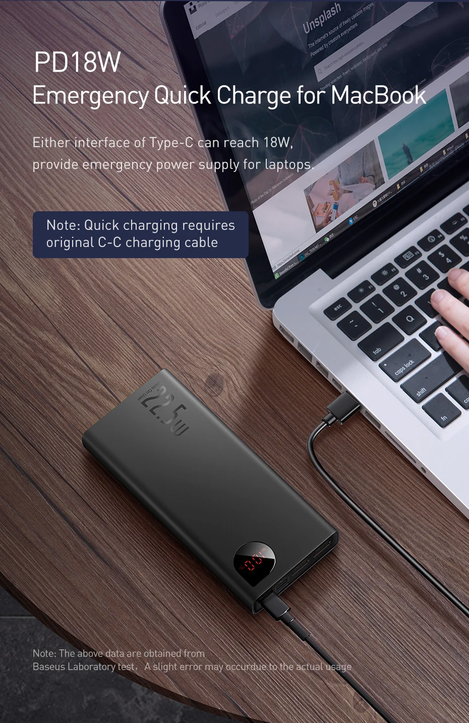 Baseus Power Bank 20000mAh Portable External Battery Charger 20000 mAh Powerbank PD Fast Charge For iPhone 12 Xiaomi Poverbank portable battery charger
