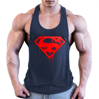 

Summer Male Brand Fitness Clothing Bodybuilding Tank Top Men Gym Stringer Singlet Cotton Sleeveless shirt Workout Man Undershirt