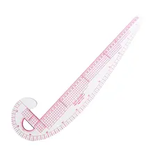 Règle de couture multifonction 6501 en plastique, courbe française, mesure, tailleur, fabrication de vêtements, règle de flexion à 360 degrés, outils