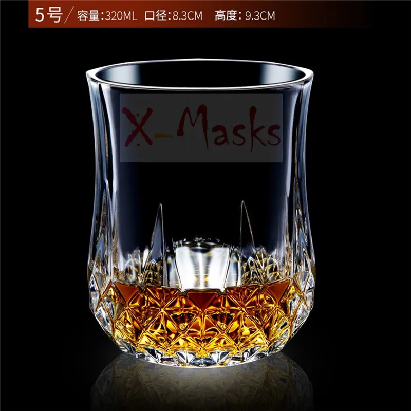 Бокал для виски прозрачный стакан tazas garrafa вино vook vidrio bardak verre copas vino copas cristal szklanki водка bicchieri стекло es - Цвет: 5