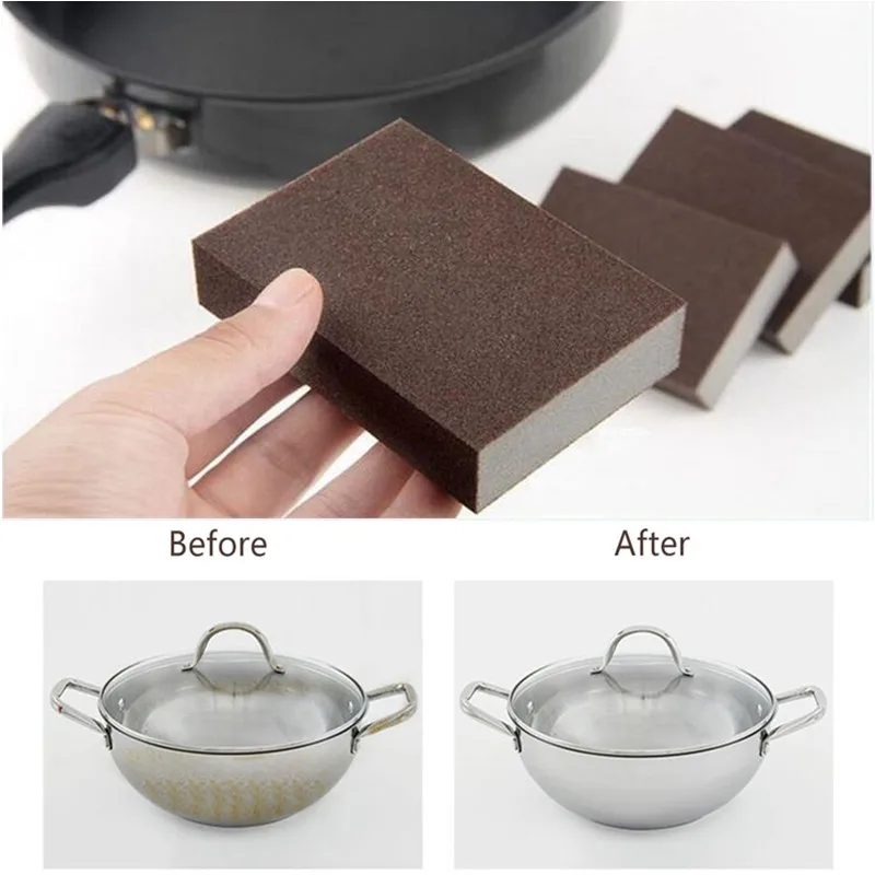 

AIWOJIA New 5pcs/1pcs Melamine Sponge Magic Sponge Eraser Nano Emery Sponges Removing Rust Kitchen Cleaning Tools 6Z