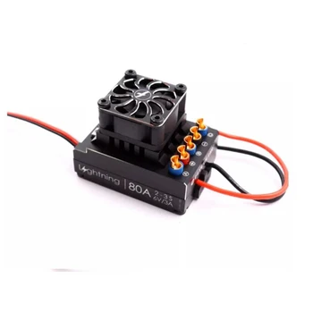 

Flycolor A-CW080003-A1A1 80A Partial Waterproof Brushless ESC For 1/10 Buggy Crawler RC Car