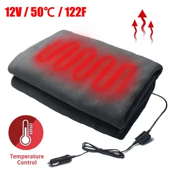 

145x100cm Car Heating Blanket Energy Saving Warm 12V Car Autumn And Winter Electric Blanket With 3 Levels Position Control