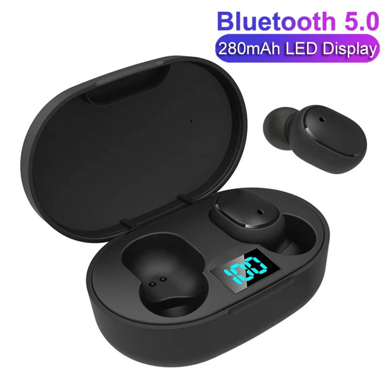 Беспроводные наушники TWS для Redmi Airdots наушники-вкладыши со светодиодным дисплеем