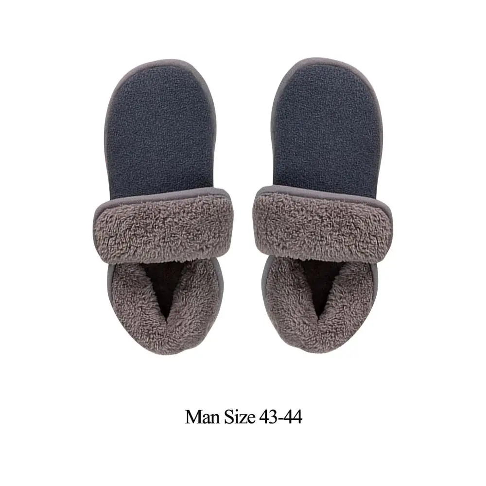 Dark Blue Size 43-44 Xiaomi верхняя Shu ouma Non-slip Зимние Тапочки Складная домашняя удобная обувь для помещения домашние тапочки из хлопка Плюшевые тапочки для Для мужчин Для женщин - Цвет: Dark Blue Size 43-44