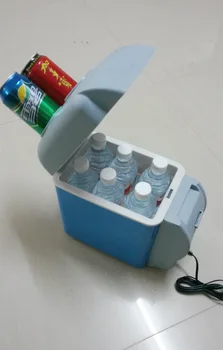 

7.5 Mini Car Mounted Home Dual Purpose Refrigerator Household Dormitory Students Refrigeration Single Person Dormitory Small Car