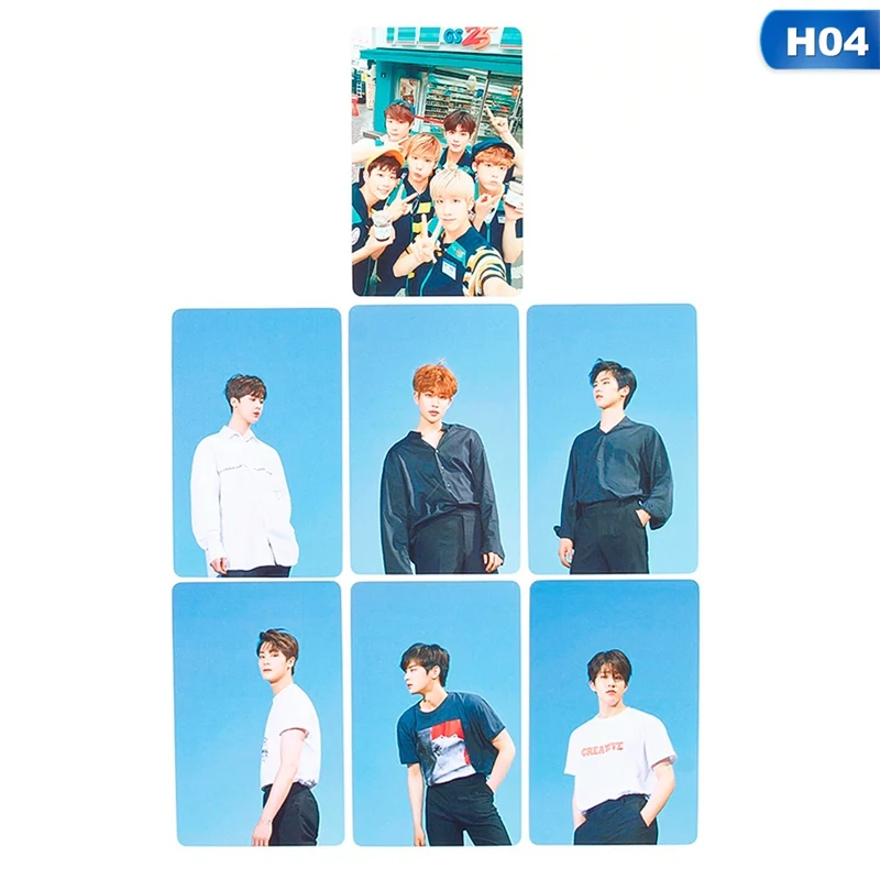 4 7 шт./компл. KPOP Astro альбом голубого пламени членов Бумага ЛОМО карта фото Фотокарта вентиляторы коллекция подарков - Цвет: 4