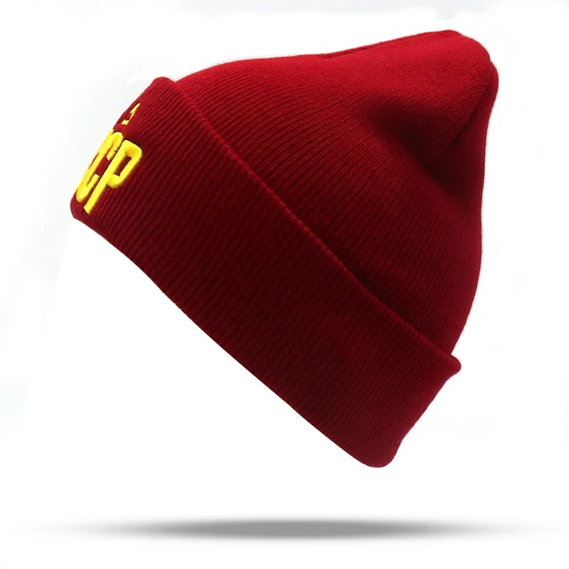 NXYY Lucky Red CCCP Россия эмблема коммунизма 3D вязанная шапка с вышивкой шапочка шапка СССР советские значки серп молоток Рождественский подарок