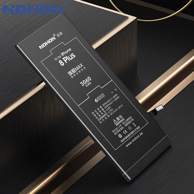 Nohon аккумулятор для iPhone 8 7 6 S Plus 6splus литий полимерная сменная батарея мобильного