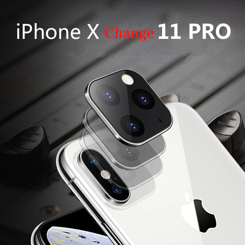 Роскошное металлическое алюминиевое кольцо для объектива камеры для iPhone 11 pro max, защитное кольцо для iPhone X XS MAX, Защитная пленка для камеры