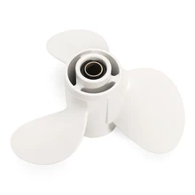 9 7/8X10 1/2-F лодочный подвесной Пропеллер для Yamaha 20-30HP алюминий 10 сплайн зубья диаметр 72 мм белый 3 лезвия