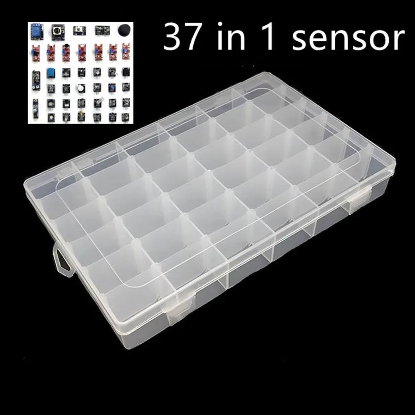45 в 1 датчик s модули стартовый набор для arduino, лучше, чем 37в1 сенсор 37 в 1 сенсор DIY Kit UNO R3 MEGA2560
