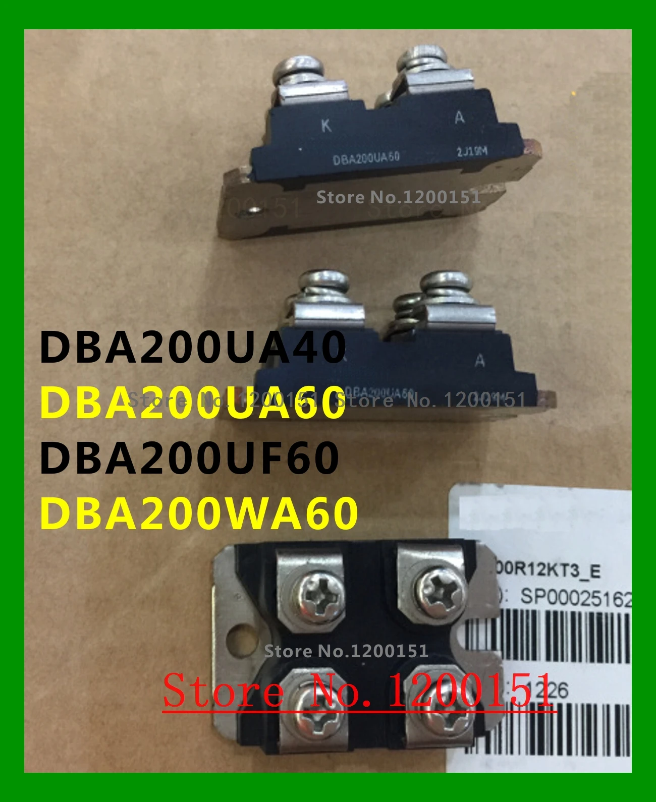 

DBA200WA60 MODULES