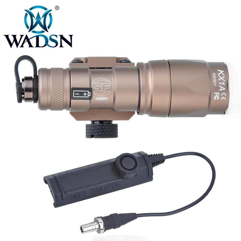 WADSN Softair Scout светильник M300A Тактический светильник вспышки с двойной функцией переключатель типа магнитной ленты M300 страйкбол факелы WD04006 оружие светильник s