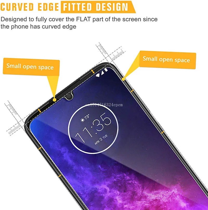 2 шт. закаленное стекло для Motorola One zoom/ action/Vision Защита экрана Moto zoom Защитная пленка