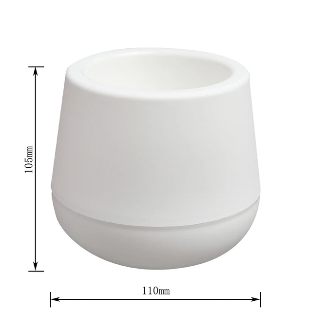 Stílusos Automatikus Vízeljorító Lusta Virág Edény Műanyag Önmagában Lévő Virágcserép Otthoni Iroda Dekoráció Tiszta Színű - Image 2