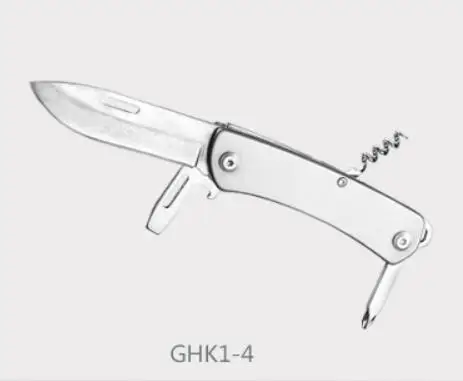 GHK1-4 Портативный складной швейцарский нож, инструмент для ремонта, для кемпинга, выживания, EDC, армейский нож, инструмент с открывалкой для бутылок - Цвет: GHK1-4