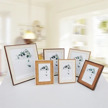 

European Simple Photo Frame 4 Colors Resin Picture Frame Wedding Home Decor Painting Desktop Landscape Horizontal Poster Frame