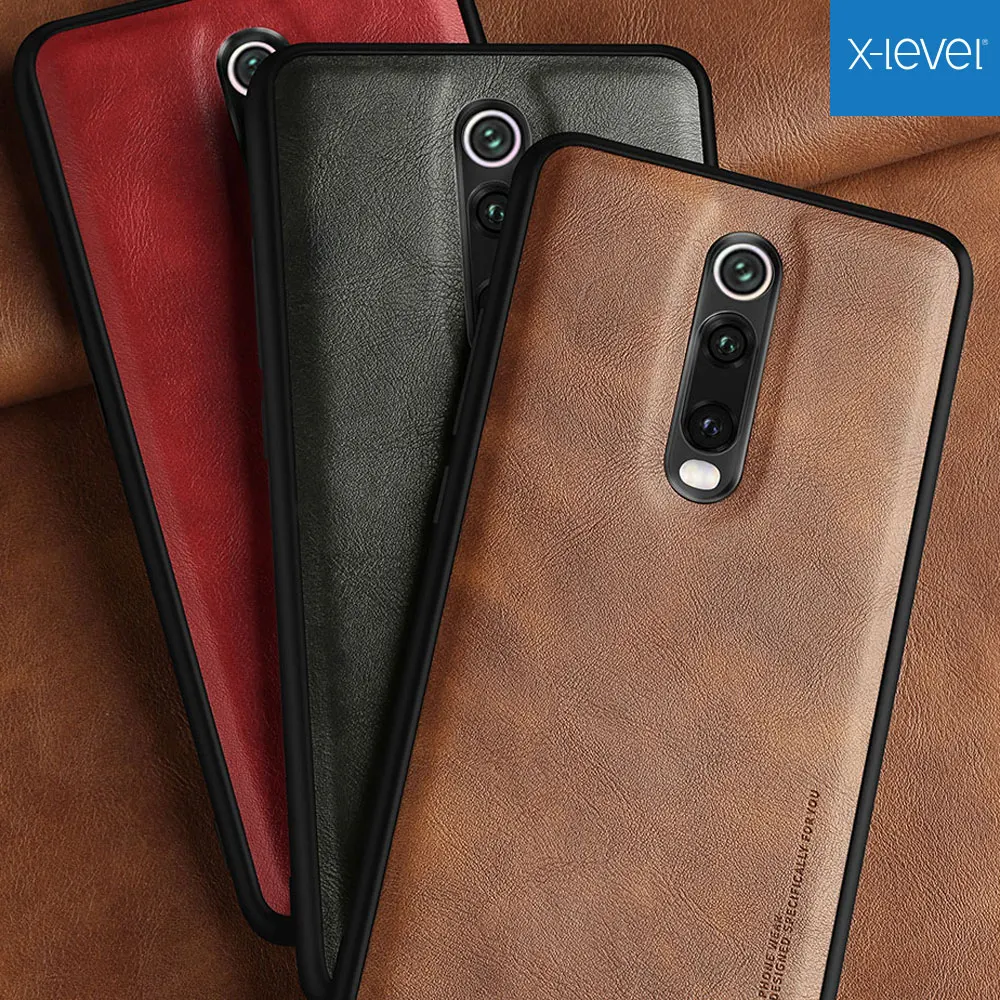 

X-Level Vintage Case For Xiaomi Mi 9T Pro Redmi K20 Pro Retro X Level Leather Back Protective Cover Shell