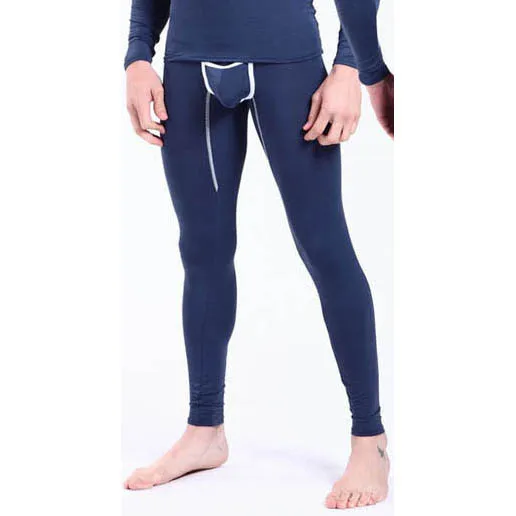 Blue Grey Pants Мужское нижнее белье, длинные футболки с v-образным вырезом, набор мужских модальных термо-комплектов, нижнее белье, штаны+ топ, длинные футболки и кальсоны - Цвет: Blue Grey Pants