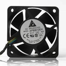 

AFB0612EH 6025 12V 0.48A 6CM High Air Volume Power Supply Computer Chassis Thermal Paste PC Case Gamer Cabinet Cooling Fan