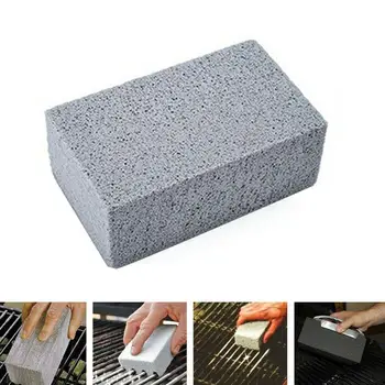 

BBQ Grilling Stone Cleaner Non Slip Handheld Grilling Bricks Stains For Removing Cleaning Bricks BBQ De-scaling Ecological H9I1