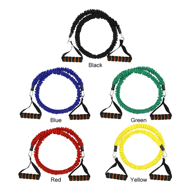 US $6.35 Break-proof Rubber Latex Yoga Pull Rope Resistance Bands Tensile Tube Expander Full Body Building F