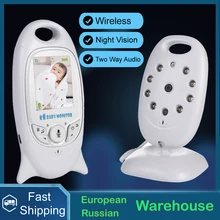 Video Baby Monitor Camera VB601 Wireless Babysitter 2 Way Talk Night Vision IR LED Temperature Security Nanny Camera 8 Lullabies