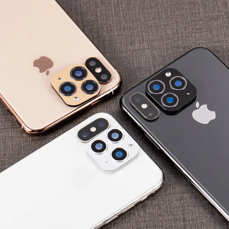 Крышка объектива камеры для iPhone XR X XS Max Второе изменение на iPhone 11 Pro Max покрытие закаленное стекло Защита экрана для iPhone X