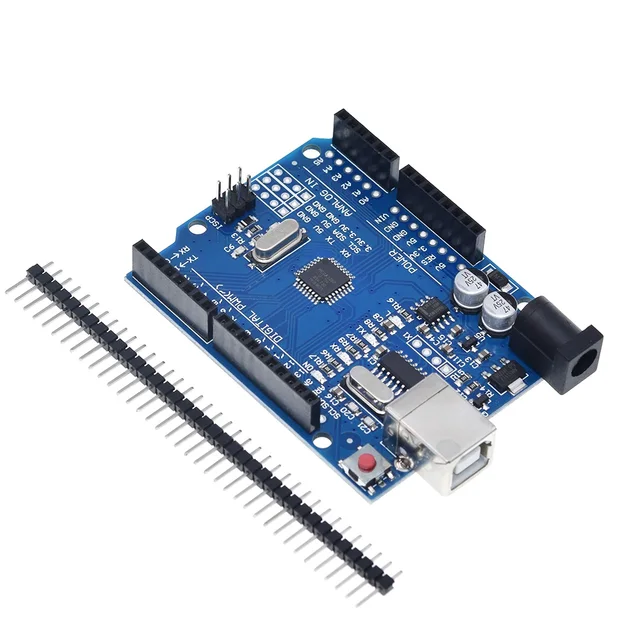 UNO R3 (Generic) Development Board ATmega328P CH340 CH340G For Arduino UNO R3 With Straight Pin Header with Cable - Image 2