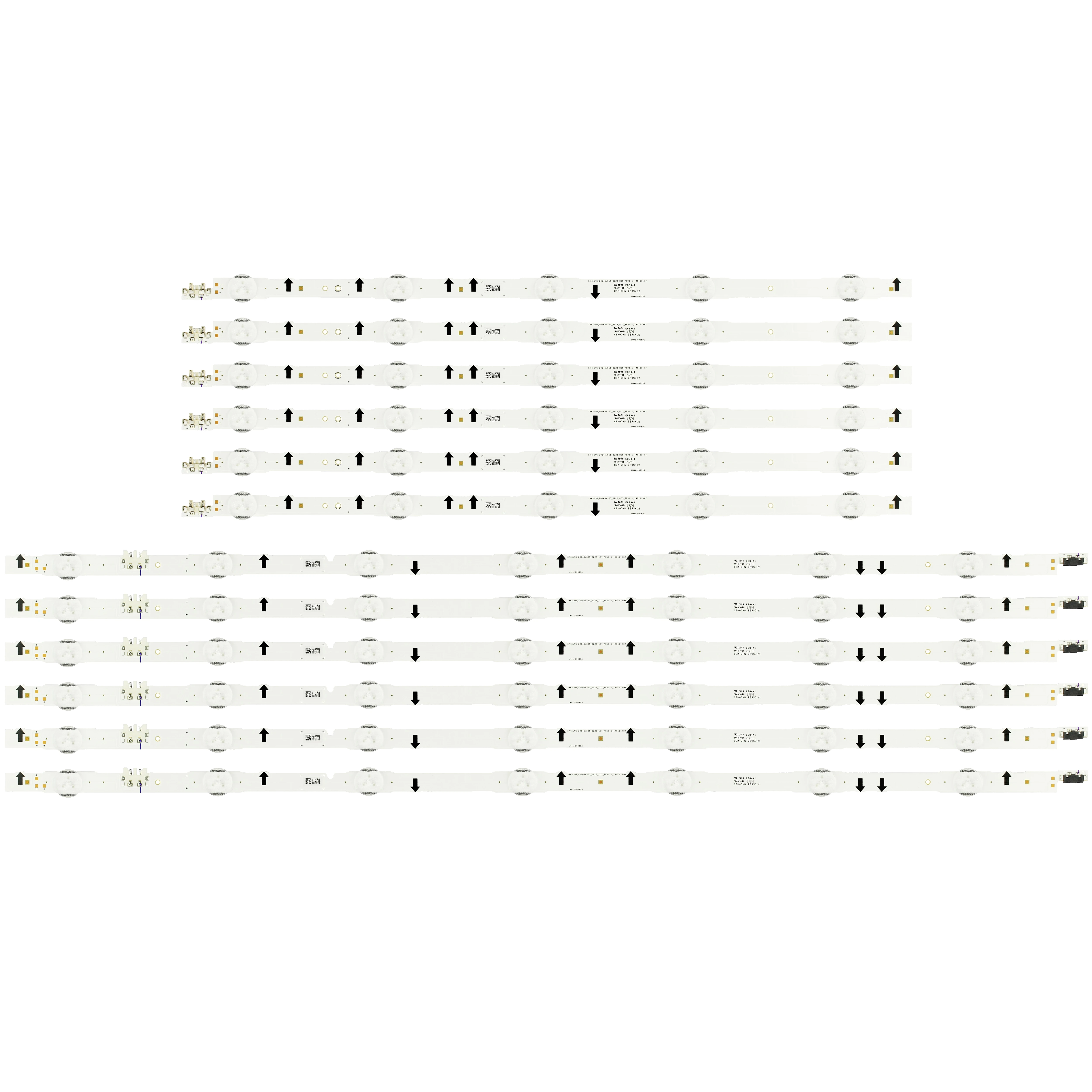 New 12 PCS/set LED strip for UE55H6670 D4GE-550DCA-R3 D4GE-550DCB-R3 UA55J5088A BN96-30432A BN96-30431A BN96-30430A BN96-30429A |