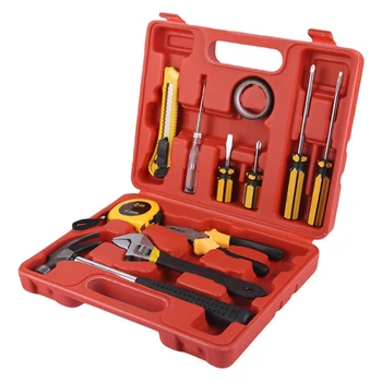 

Home Tool Kit with Claw Hammer Wrench Pliers Screwdriver Tool Set for Home Office Yard Garden