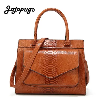 

High Quality 2020 Bags for Women European and American Popular Snake Pattern Handbag Ladies Shoulder Bag #ST0010