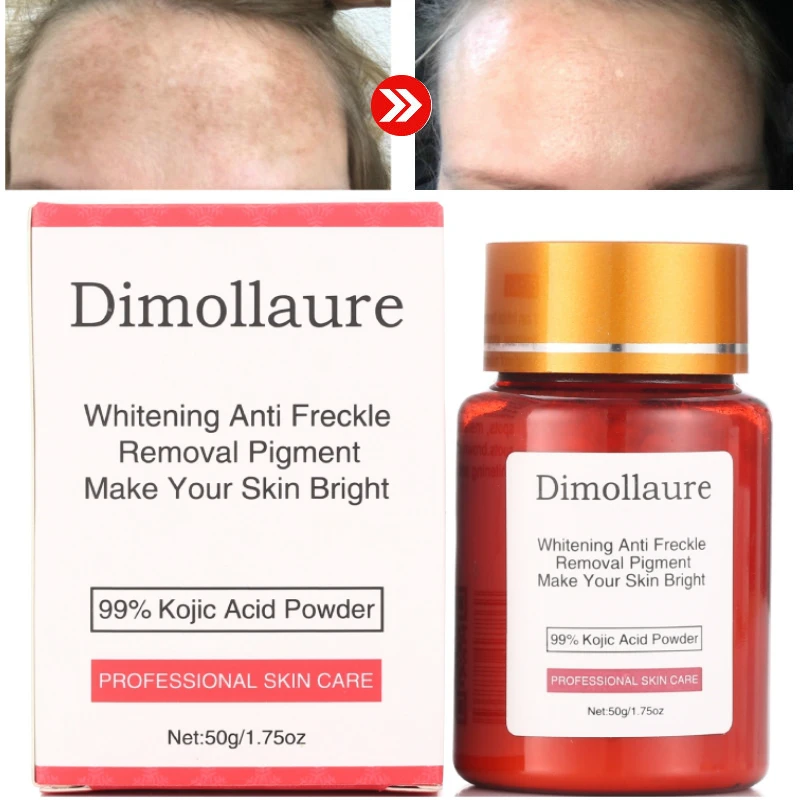 Dimollaure 50 г чистый 99% койевая кислота порошок отбеливающий крем удаление шрамов