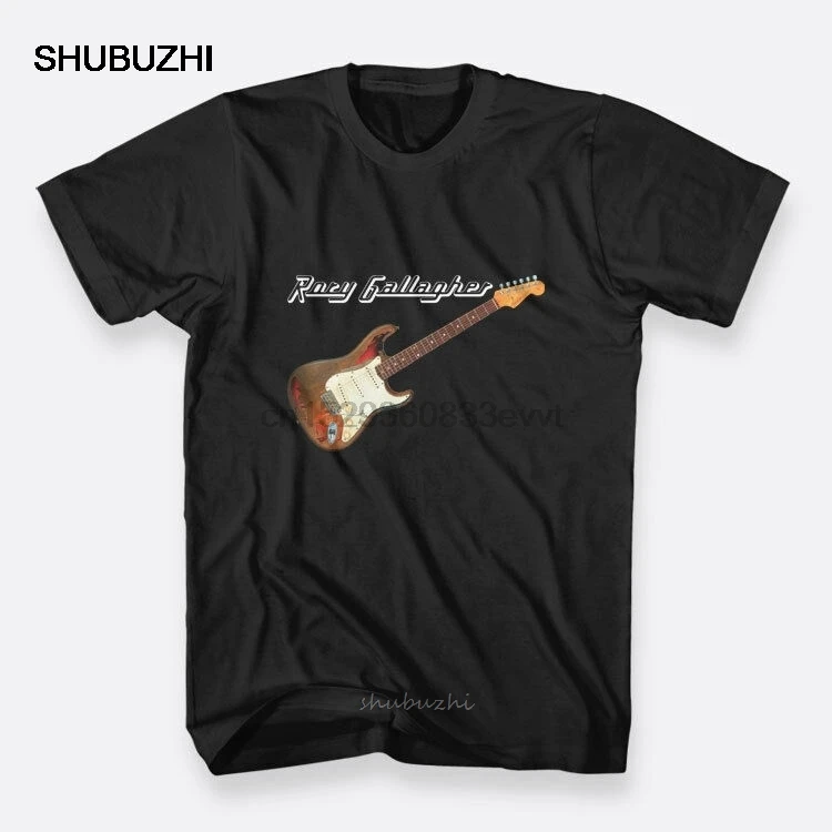 Rory Gallagher ирландский блюз Мульти-инструмент черный Размер мужские футболки |