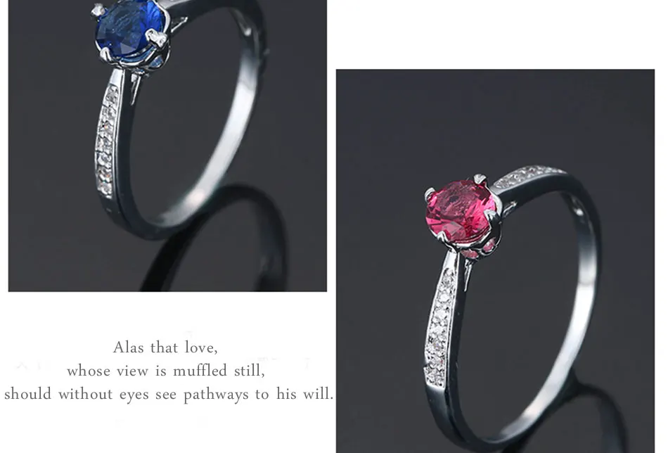 UMODE, простые обручальные кольца, Аутентичные, Круглые, циркониевые, Кристальные, кольца на палец для женщин, девушек, свадебные, оригинальные ювелирные изделия, подарки UR0597