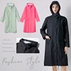 Women New Stylish Long Raincoat Waterproof Rain Jacket  with Hood ► Photo 3/5