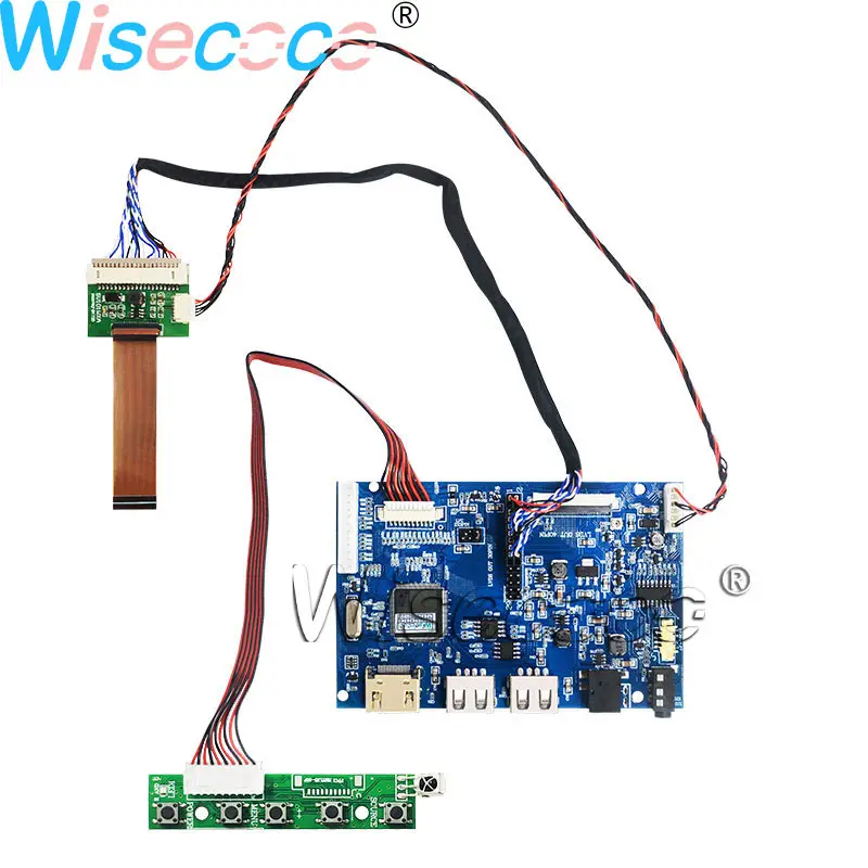 Wisecoco 10,1 дюймовый ips экран 1280 × 800 ЖК-дисплей 40 контактов LVDS ttl HDMI USB wifi контроллер драйвер платы