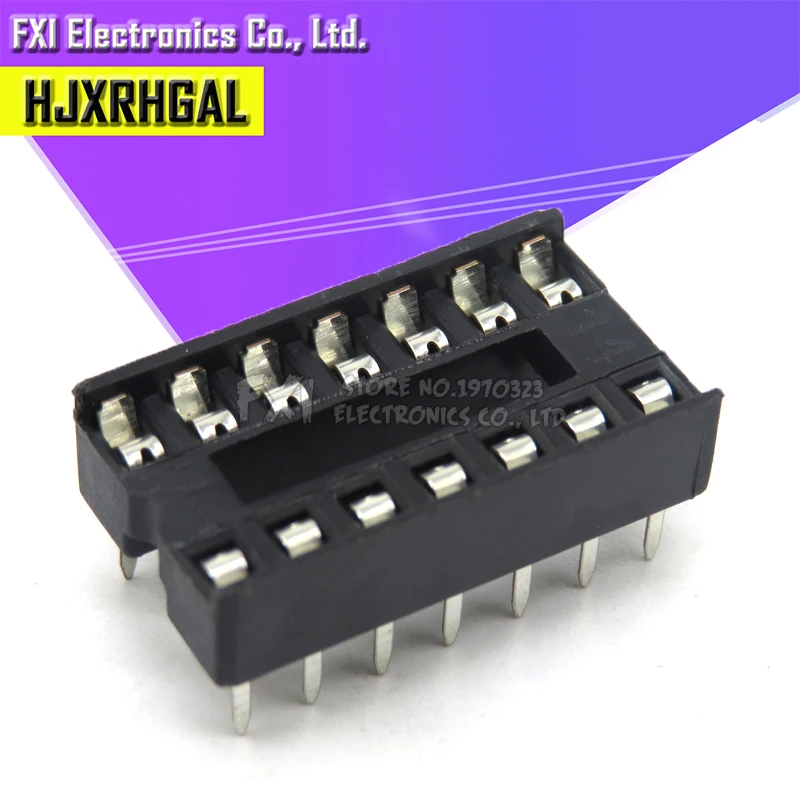 10 шт. IC розетки DIP6 DIP8 DIP14 DIP16 DIP18 DIP20 DIP28 DIP40 контактный разъем DIP разъем на возраст 6, 8, 14, 16, 18, 20, 24, 28 40 pin-код