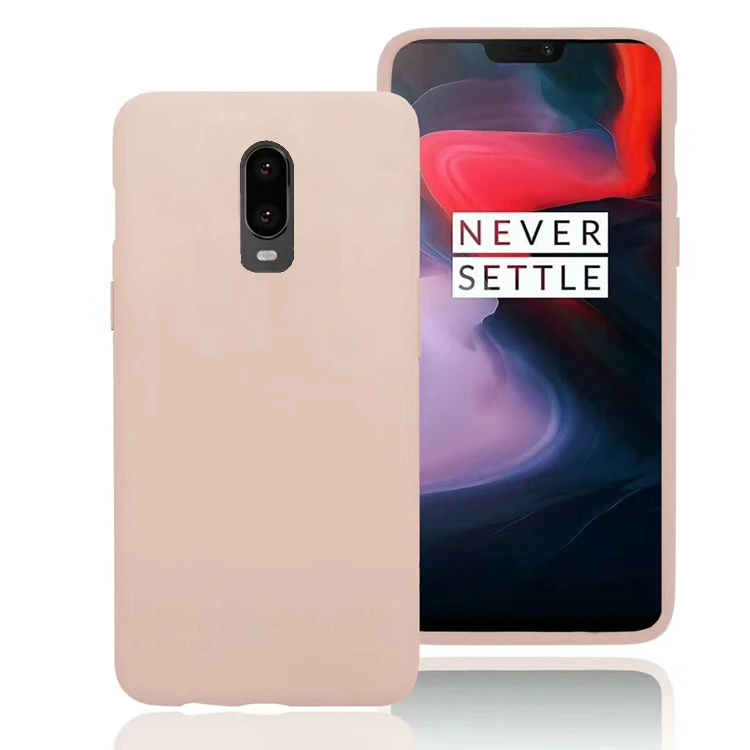 Pink Для Oneplus 7 Pro Чехол Сверхтонкий чехол для телефона из мягкого жидкий силикон ударопрочный полная Protectiver Чехол для мобильного телефона Oneplus 6, 6 T, 7 T, Pro Чехол - Цвет: Pink