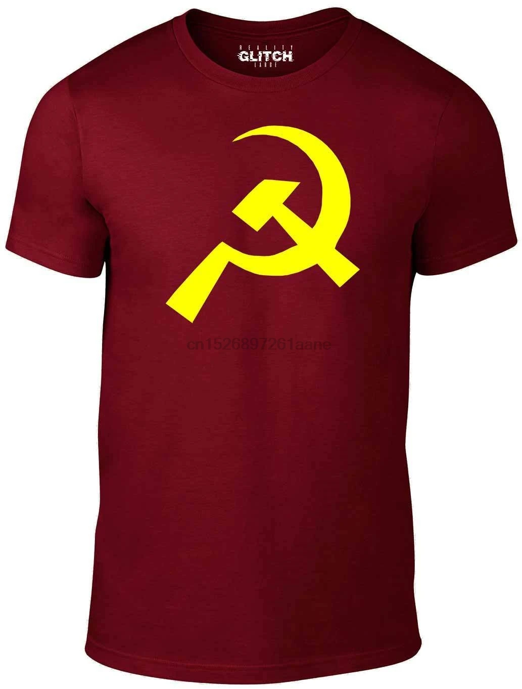 Коммунистическая Футболка CCCP коммунистический флаг России футболка новые