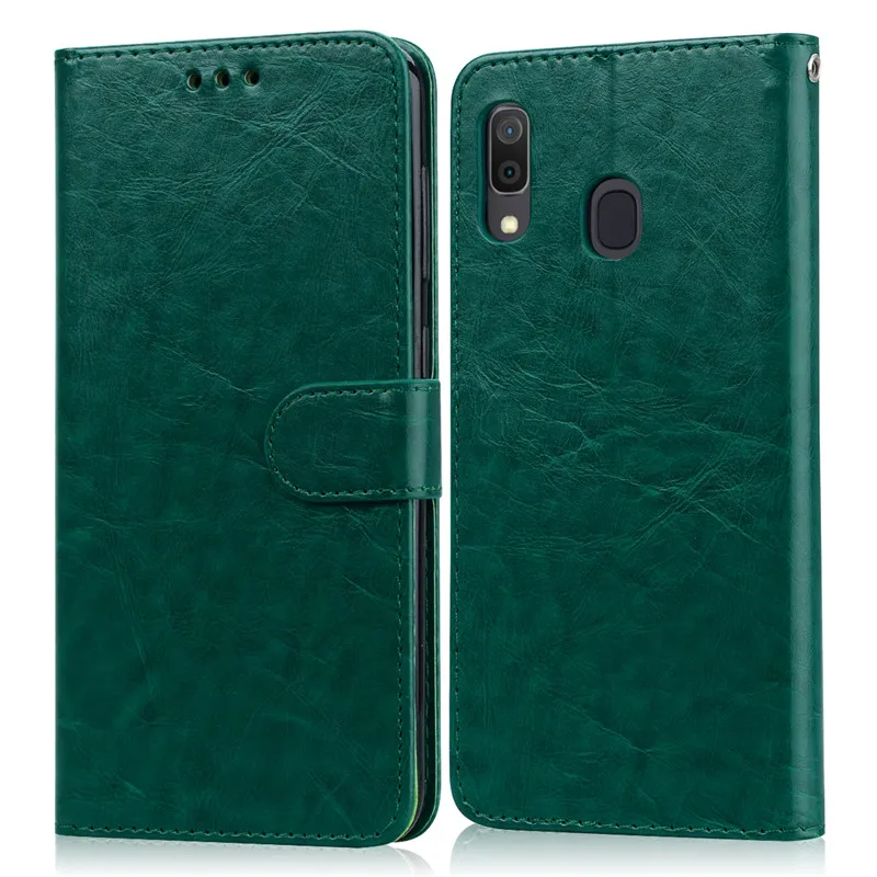 Кожаный чехол-книжка для samsung Galaxy A20, чехол-книжка, флип-чехол для samsung Galaxy A20 A205 A205F, защитный чехол для телефона