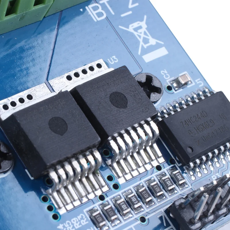 Полупроводниковый двигатель драйвер Авто BTS7960 43A h-мост ШИМ привод для Arduino Горячий