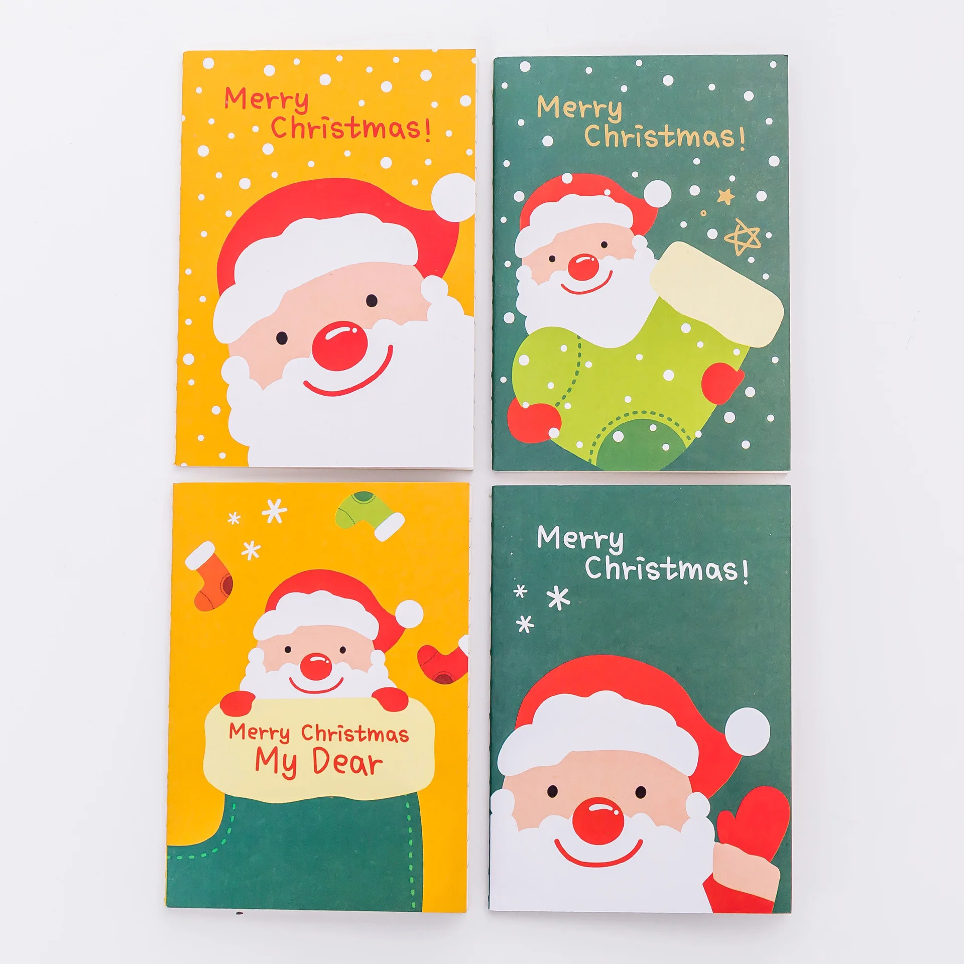 Santa Claus 16 листов/блокнот Рождественская Обложка карманный блокнот милый мультяшный маленький блокнот детский подарок Студенческая станция школьные офисные принадлежности - Цвет: Santa Claus