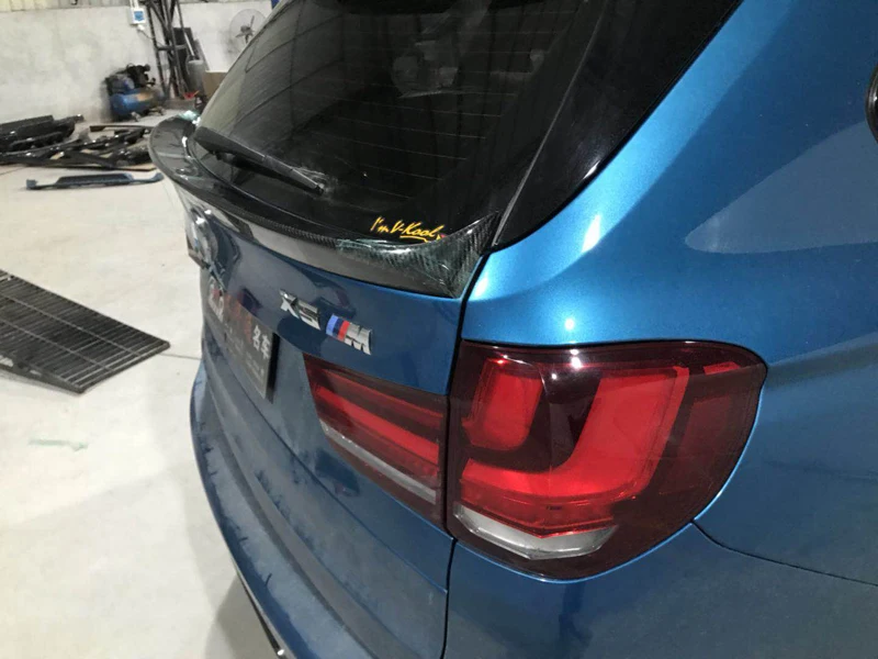 Задний спойлер F15 X5 из углеродного волокна для BMW 2015 2016 2017 2018 автомобильный
