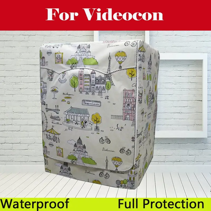 

Washing Machine Cover Dustproof Protector Cartoon Case For Videocon VS90P20-DRK WM VT70C40-CBL VS75Z13 Virat Prime VS80P14