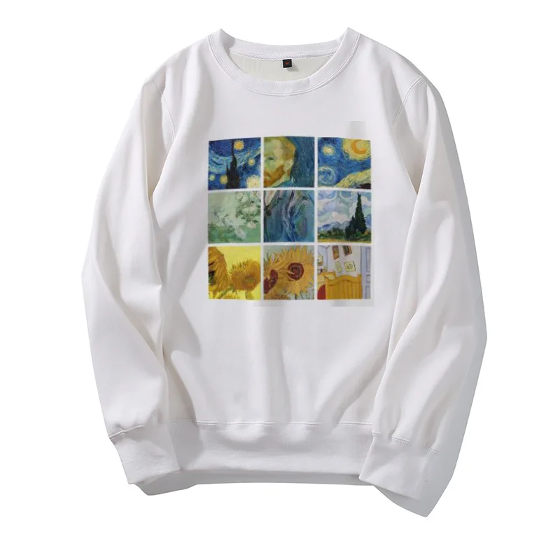 

New Style European/American Fashion Hoodies Printed Round Collar Long Sleeve Women's Sweatshirt Autumn/winter 2019 Clothing