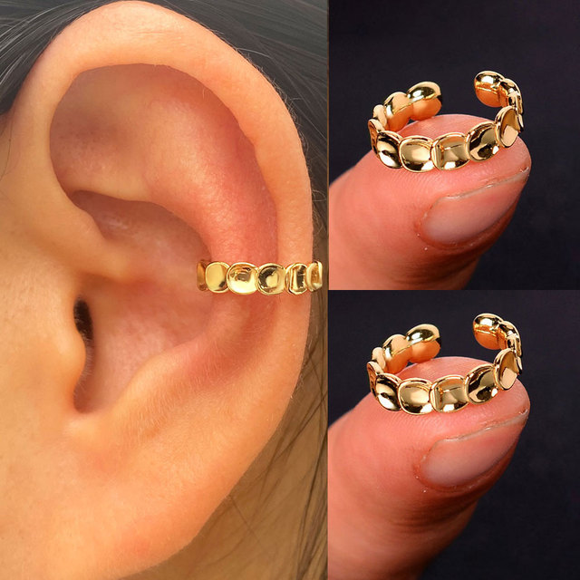 Designs Ear Cuffs Clip On Non Pierced Hole Ear Cuff Fake Without Piercing Cartilage Conch Earring Adjustable Earing