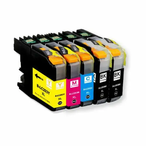 5PK LC203XL совместимые чернильные картриджи для Brother MFC-J5620DW-J885DW